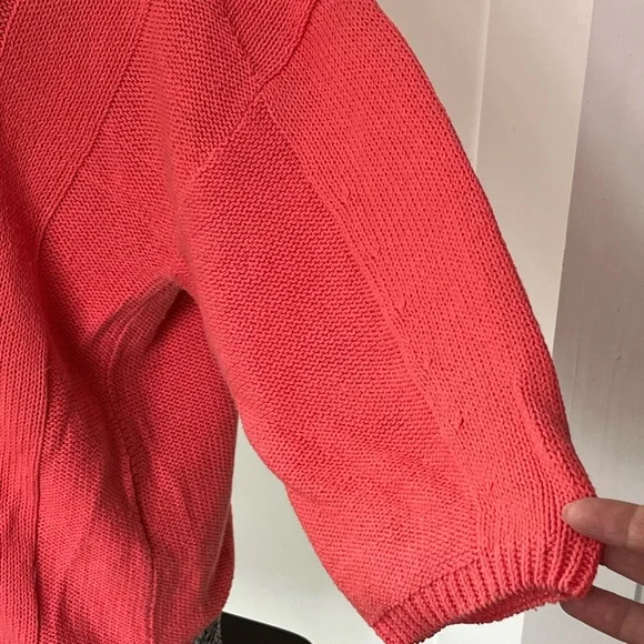 Lafayette 148 coral cardigan - Picture 3 of 10